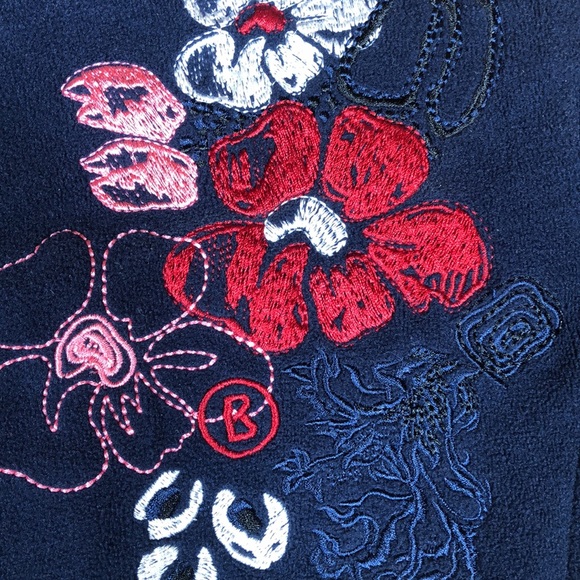 BOGNER Fire+ Ice Full Zip Fleece Embroidered Jacket Navy Blue, Size Small - Picture 7 of 10